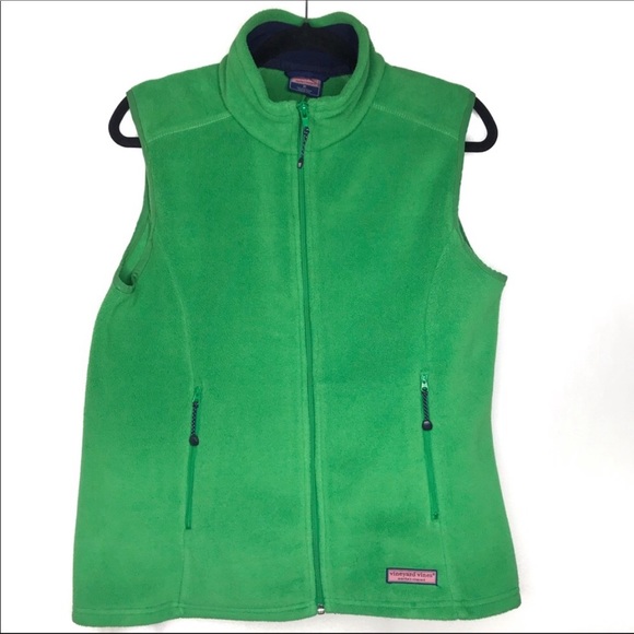 Vineyard Vines Jackets & Blazers - Vineyard Vines | Women’s Green Fleece Vest Size XL